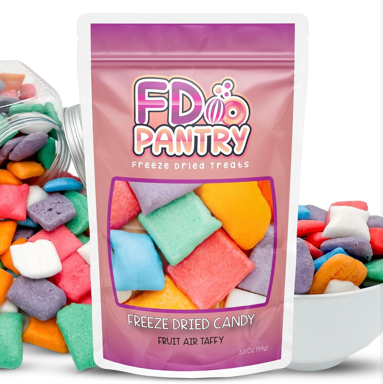 Freeze Dried Air Taffy Crunch Candy