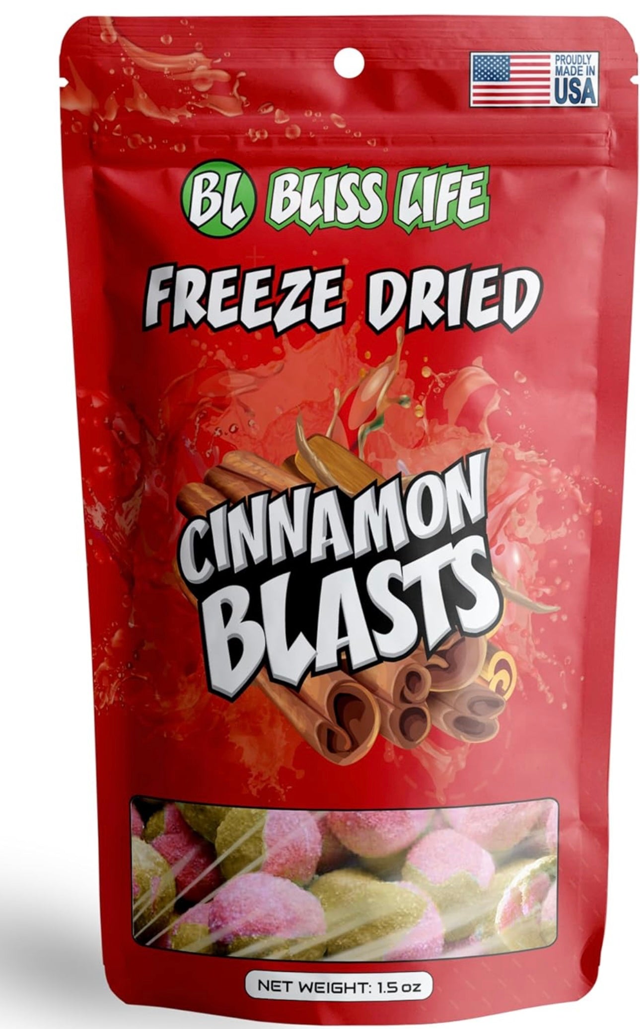 Bliss Life Freeze Dried Cinnamon Blasts