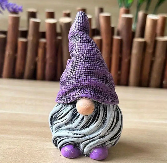 Purple Gnome Statue