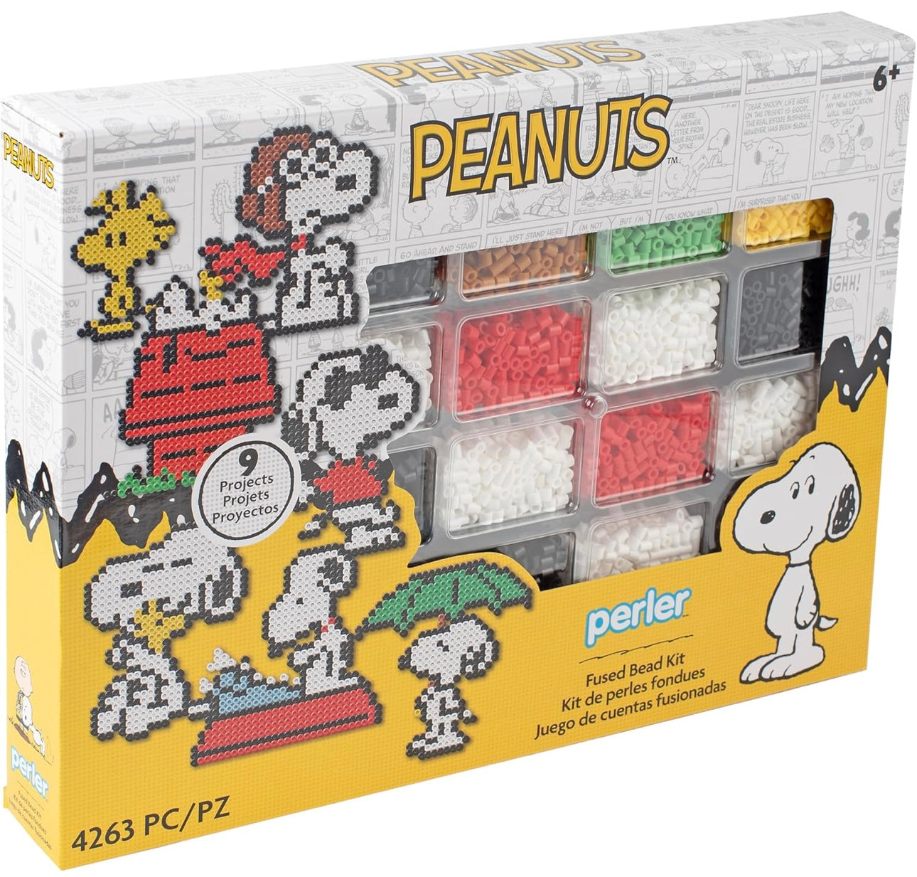 Peanuts Fused Bead Deluxe Box Kit