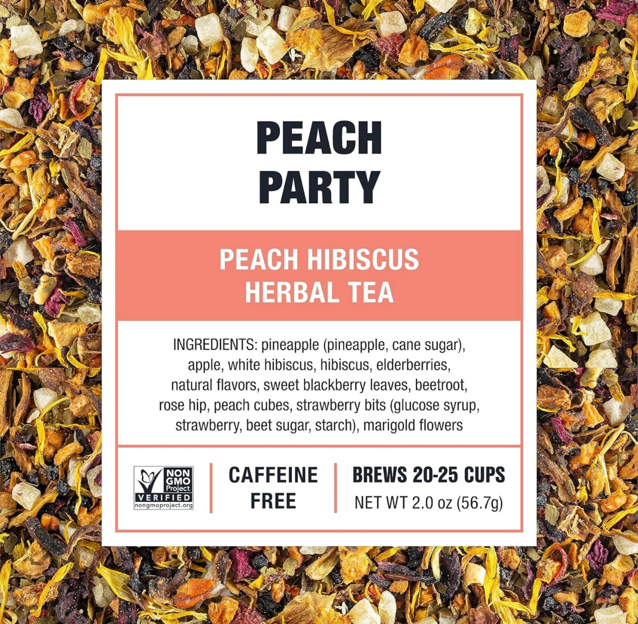 Tiesta Tea Immunity Peach Party Loose Tea