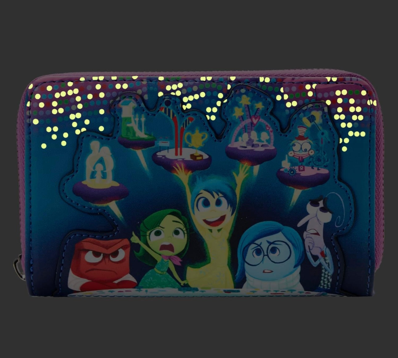 Loungefly DISNEY PIXAR INSIDE OUT CONTROL PANEL ZIP AROUND WALLET