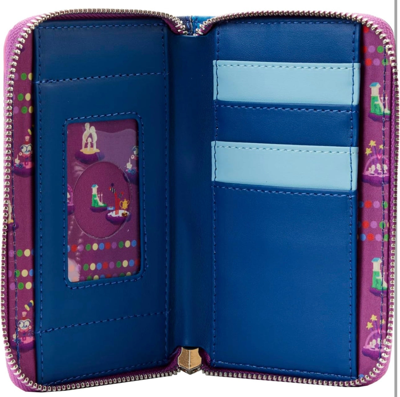 Loungefly DISNEY PIXAR INSIDE OUT CONTROL PANEL ZIP AROUND WALLET