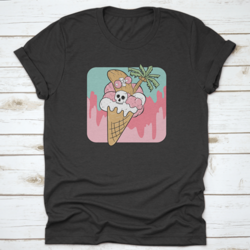 When Summer And Halloween Collide, Cute But Creepy Summer T Shirt