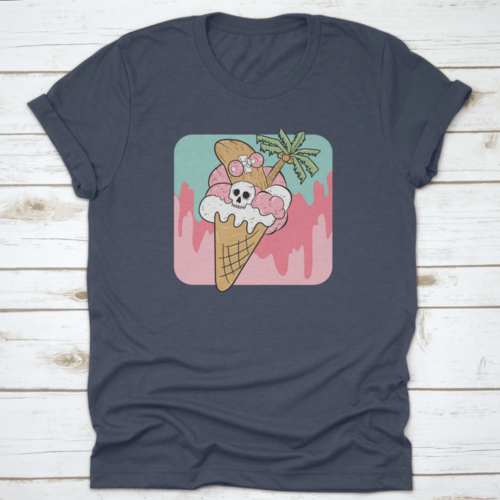 When Summer And Halloween Collide, Cute But Creepy Summer T Shirt