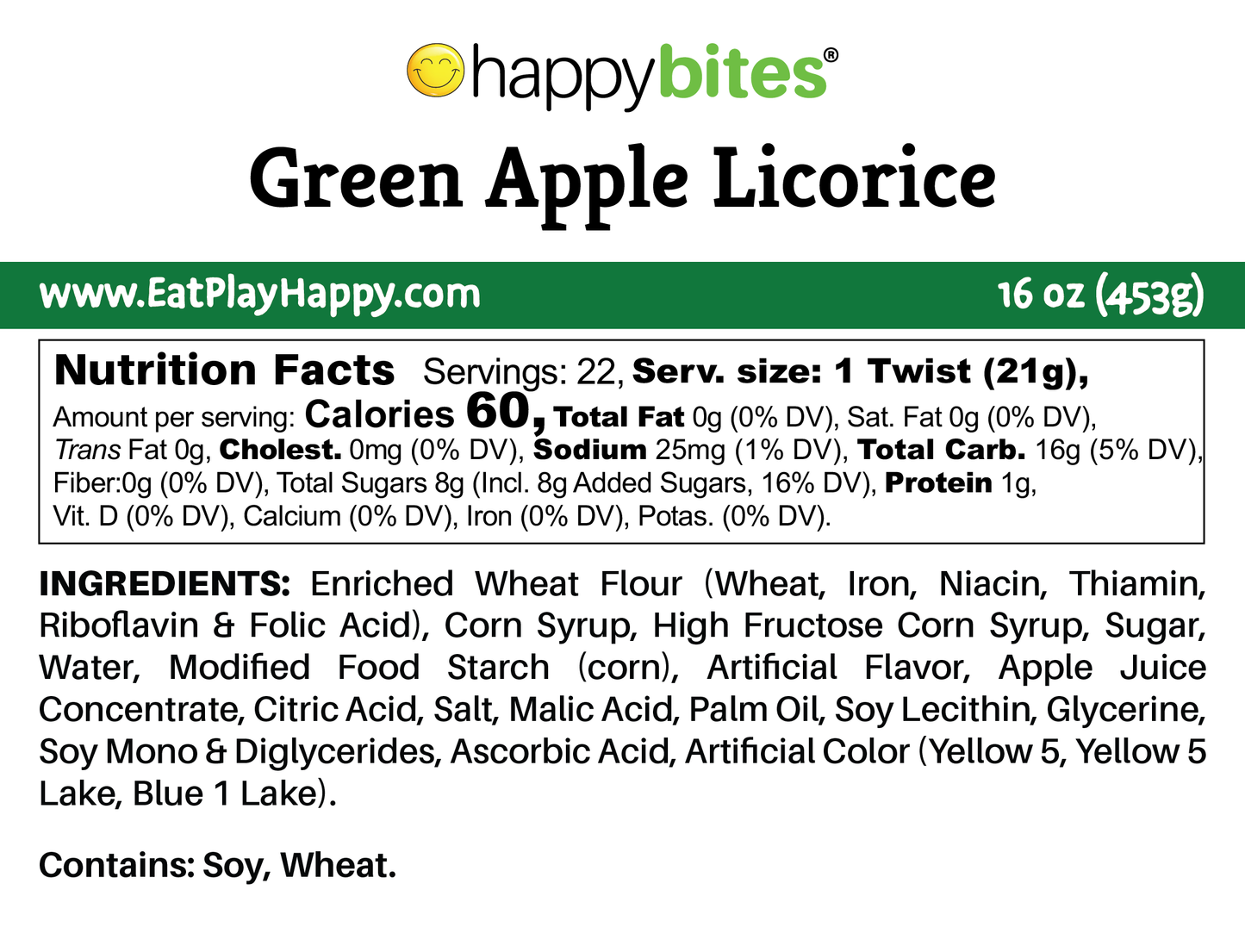 Sweet Roots Green Apple Licorice (16 oz)