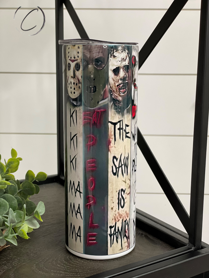 Horror Squad 20oz Skinny Tumbler