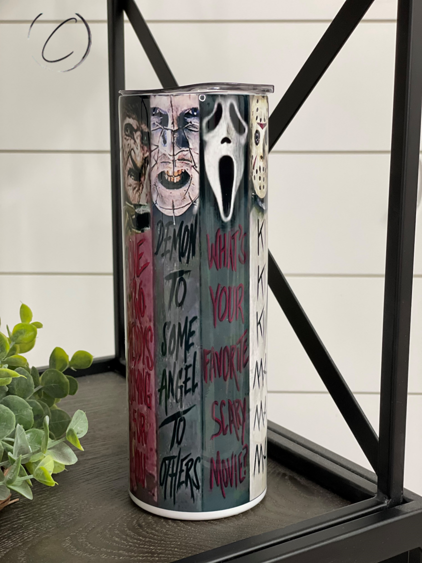 Horror Squad 20oz Skinny Tumbler