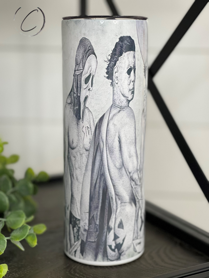 Hunks Of Horror 20oz Skinny Tumbler