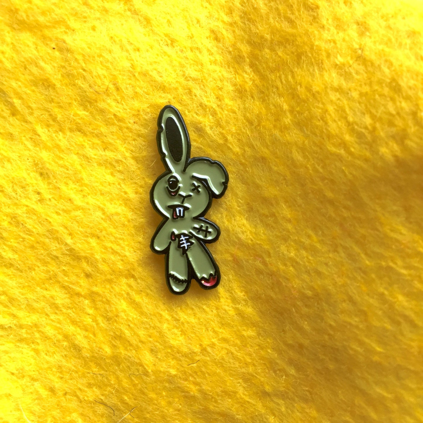 Zombunny Zombie Bunny Soft Enamel Pin 1"