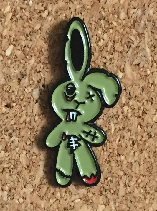 Zombunny Zombie Bunny Soft Enamel Pin 1"