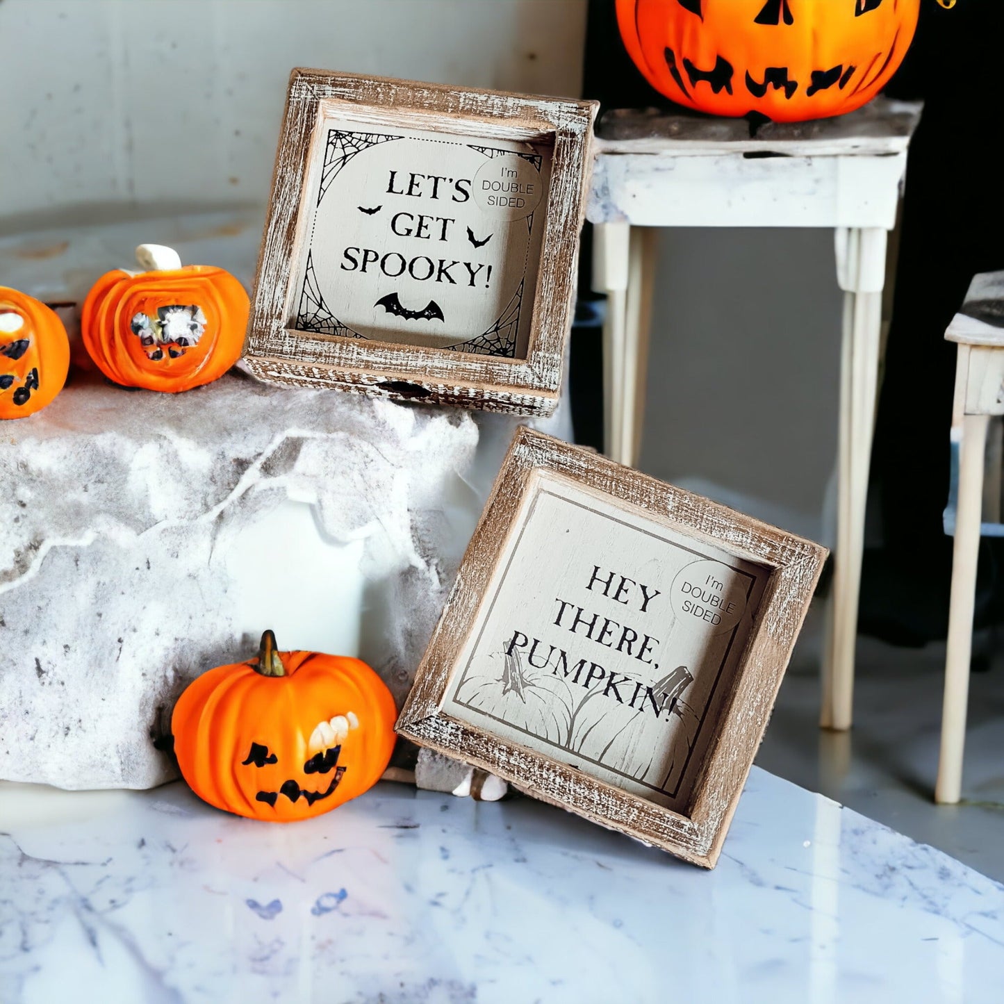 Pumpkin + Spooky | Double-Sided