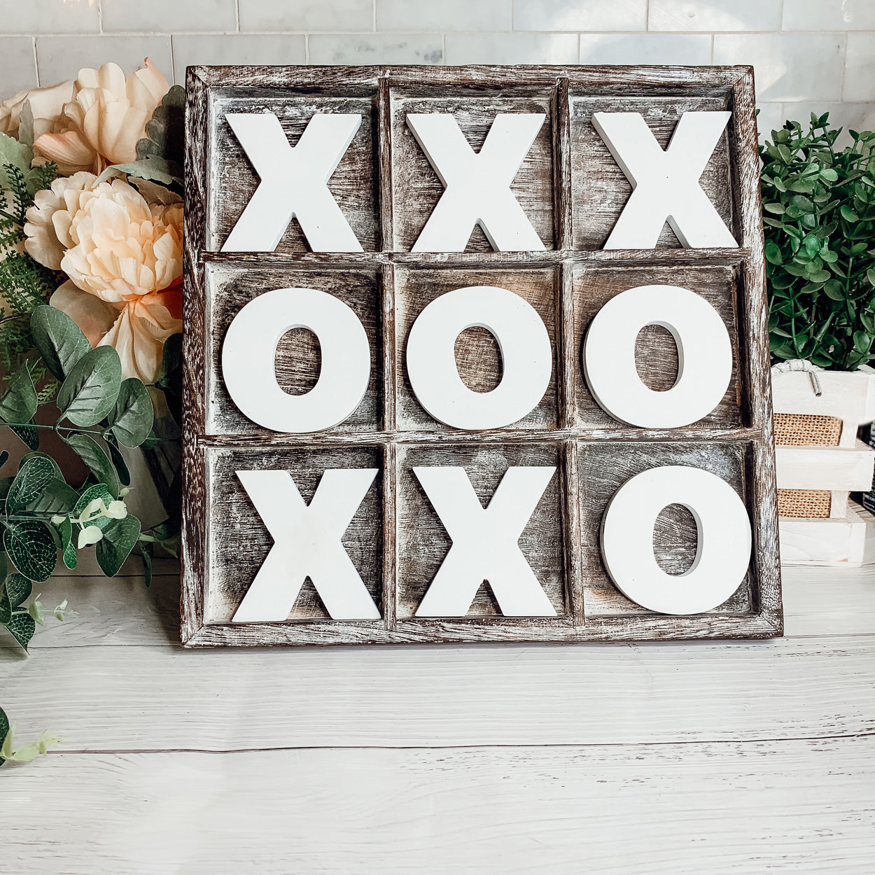 Rustic Tic Tac Toe