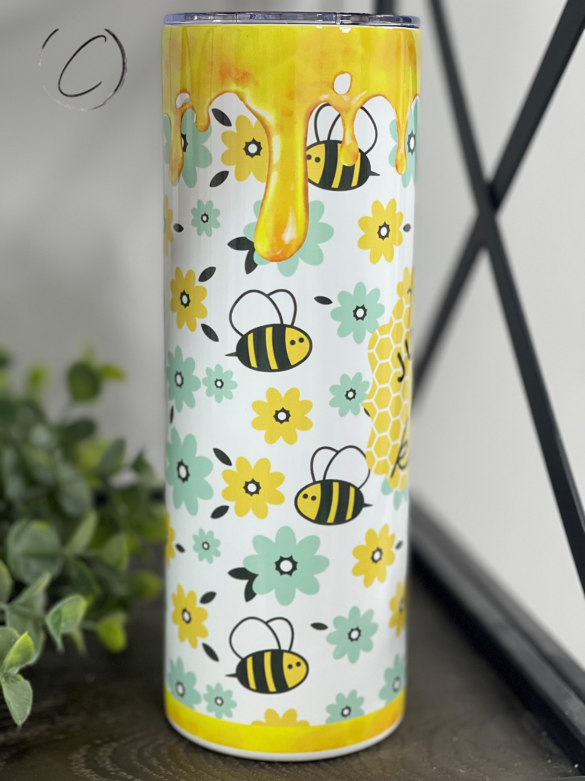 Just Bee Kind 20oz Skinny Tumbler