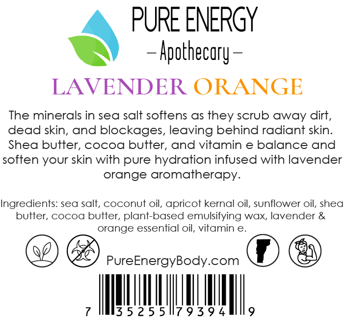 Sea Salt Scrub (Lavender Orange)