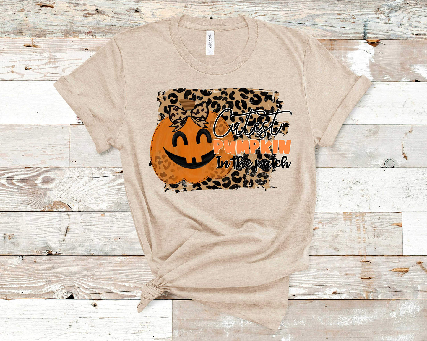 Leopard Cutest Pumpkin - Graphic Tee