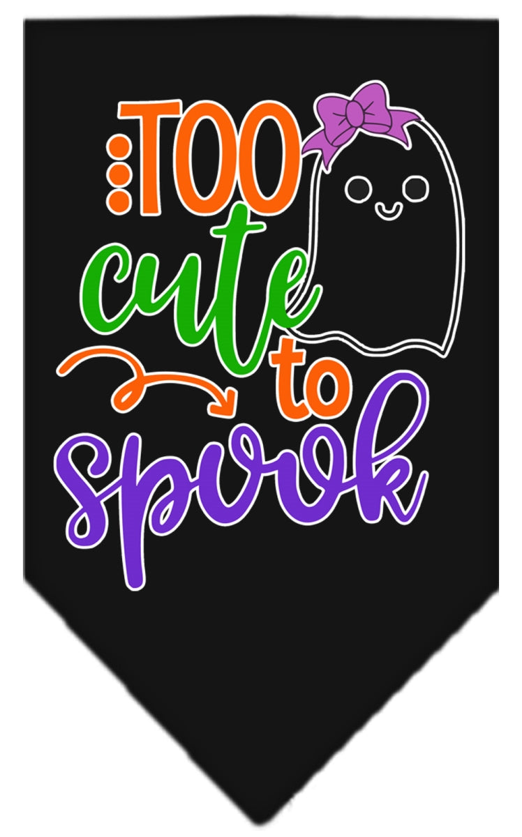 Mirage Pet 66-436 LGBK Too Cute to Spook-Girly Ghost Screen Print Band