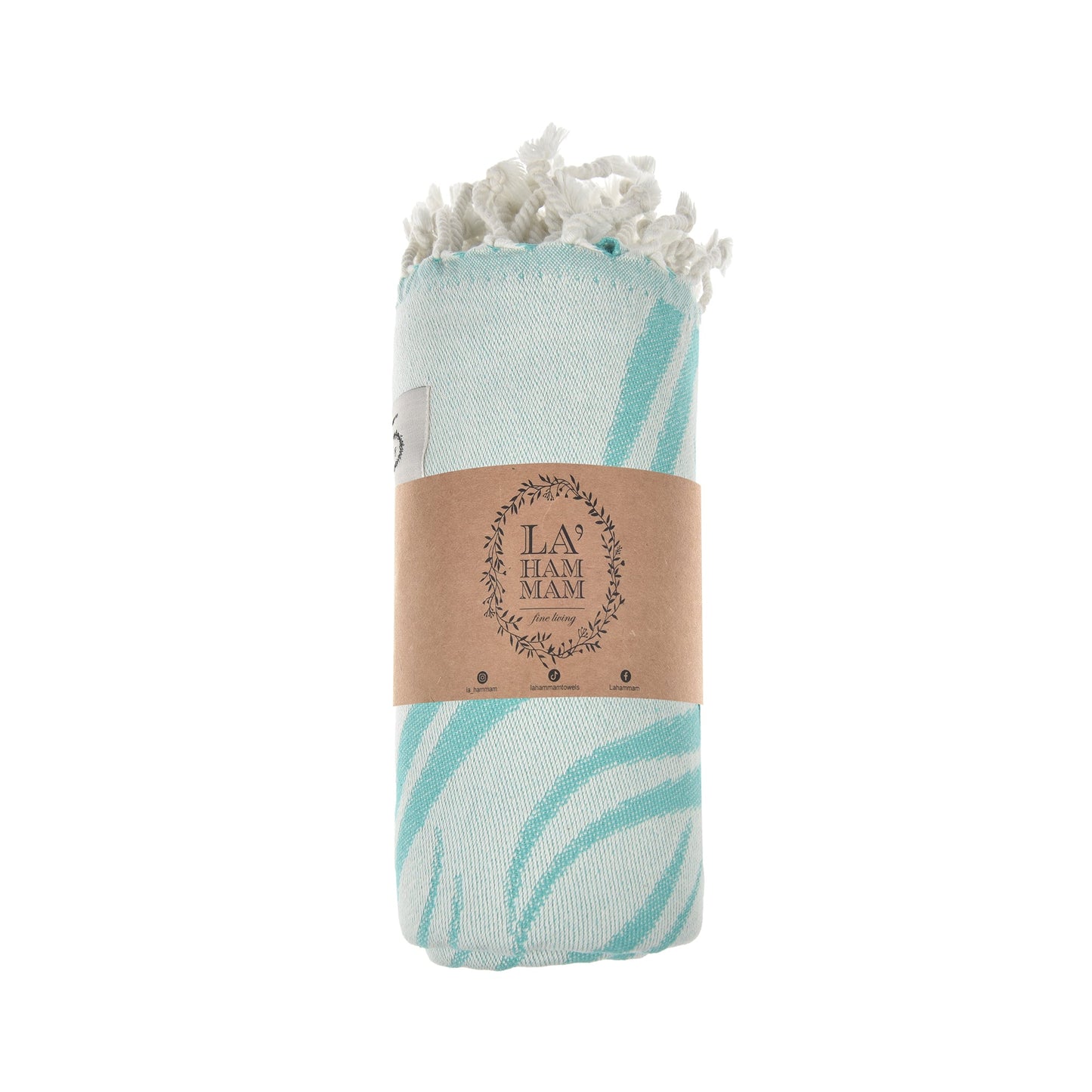 Exclusive Turquoise Turtle Peshtemal Pure Cotton Beach Towel