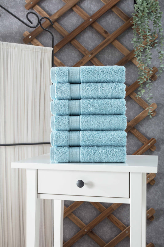 Turkish Cotton Hand Towel Set of 6