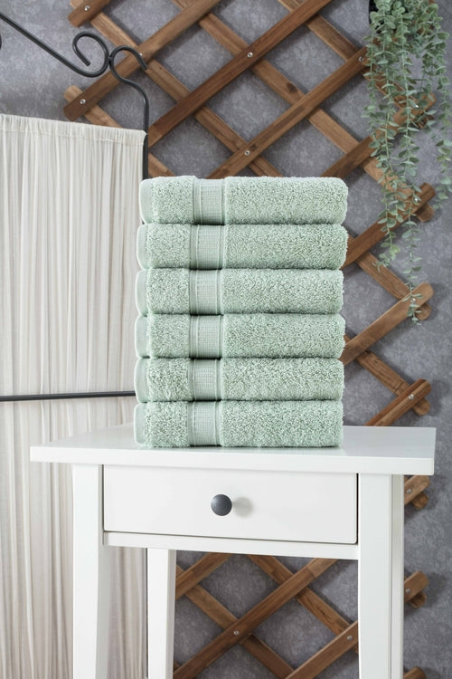 Turkish Cotton Hand Towel Set of 6