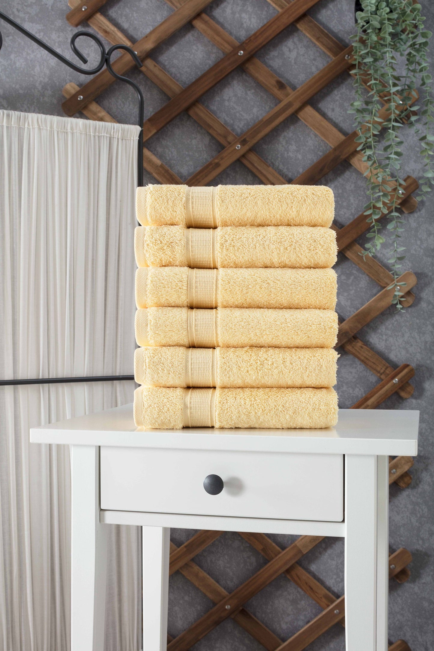 Turkish Cotton Hand Towel Set of 6