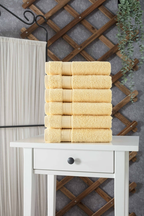 Turkish Cotton Hand Towel Set of 6