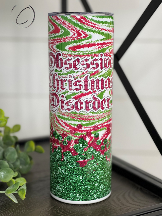 Obsessive Christmas Disorder 20oz Skinny Tumbler