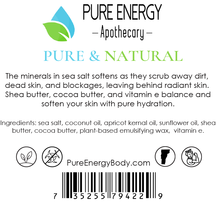 Sea Salt Scrub (Pure & Natural)