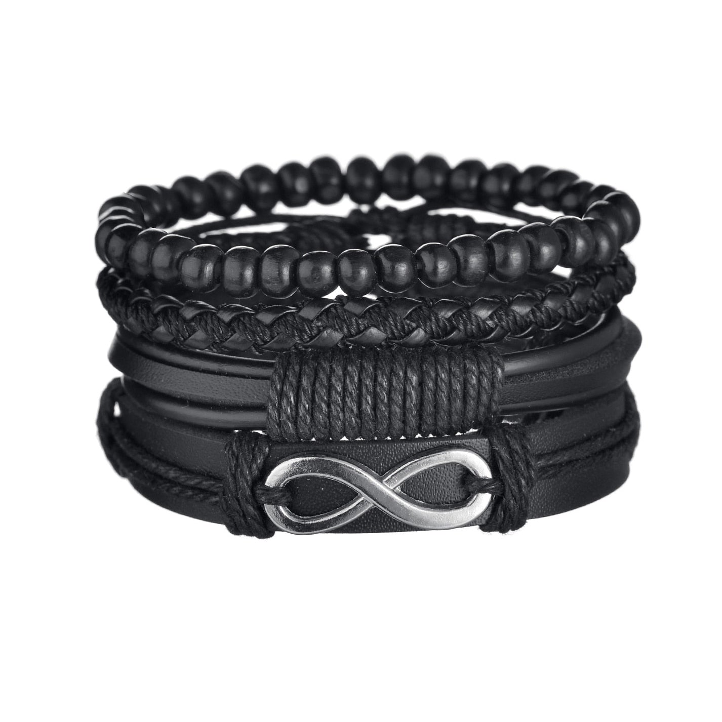 Mens Modern Multilayered Bracelet