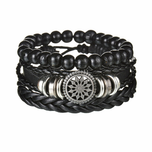 Mens Modern Multilayered Bracelet