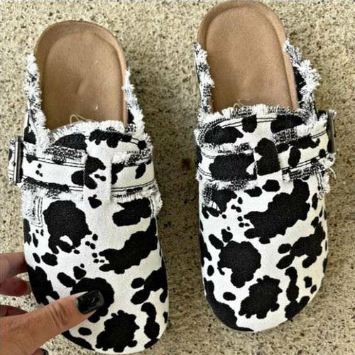 Women's Vintage Clogs Black/Beige/Leopard/Cows/Army/Striped