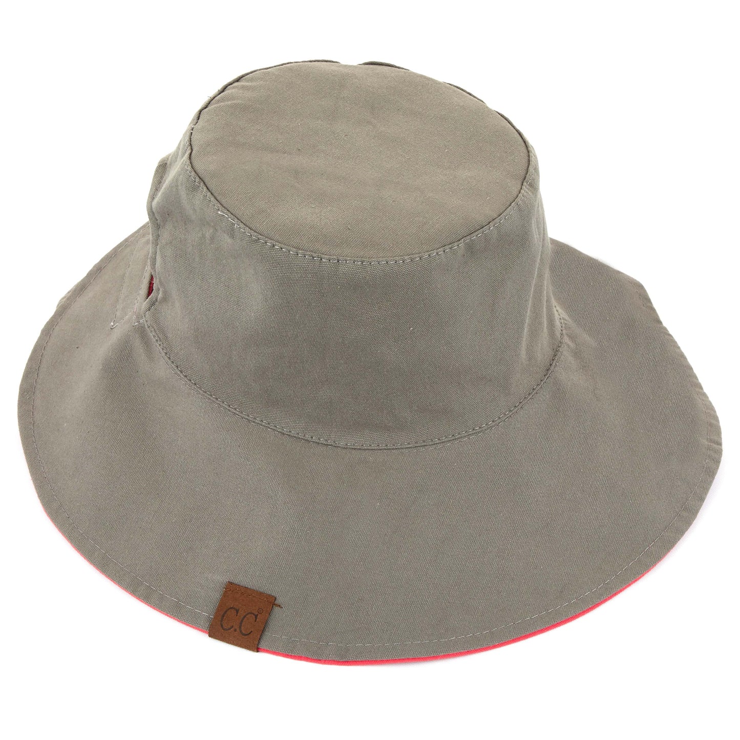 CC Reversible Ponytail Bucket Hat