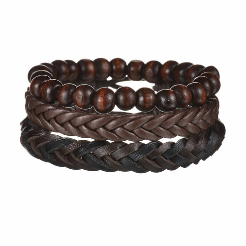 Mens Modern Multilayered Bracelet