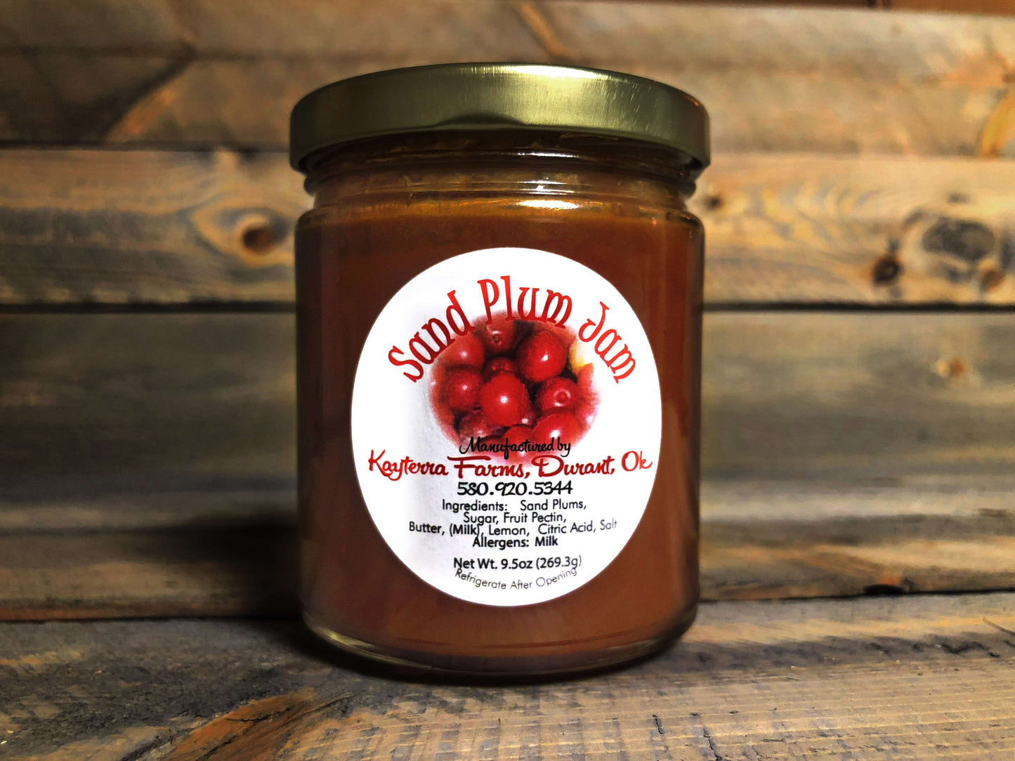 Wild Sand Plum Jam  ~ 9.5 oz ~ Back in Stock!