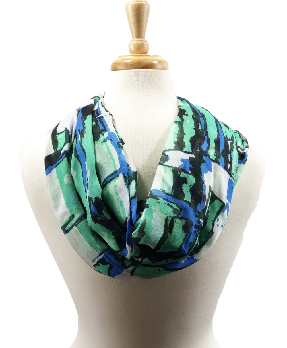 Screen Print Scarf - Hyacinth