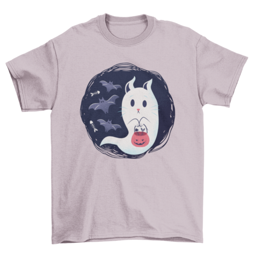 Ghost cat t-shirt