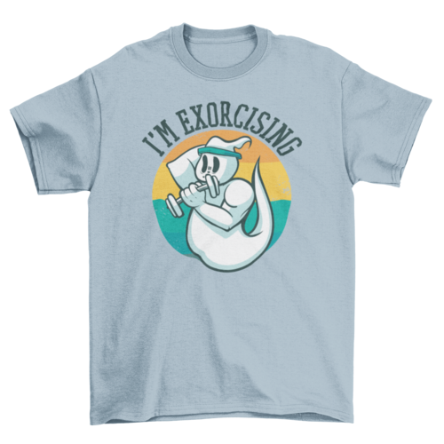 Exorcising ghost t-shirt