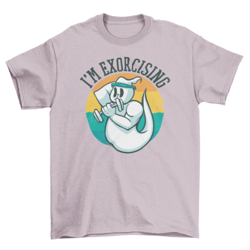 Exorcising ghost t-shirt