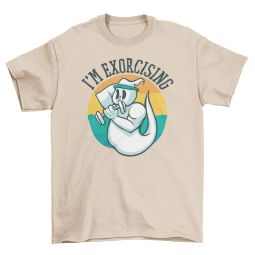 Exorcising ghost t-shirt