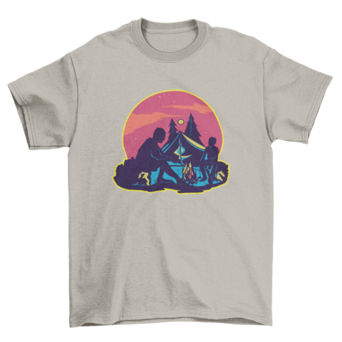 Night camping t-shirt