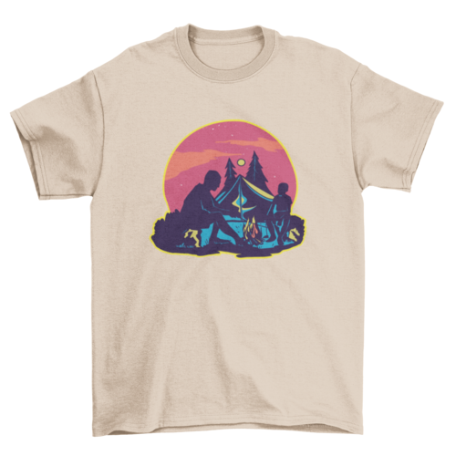 Night camping t-shirt