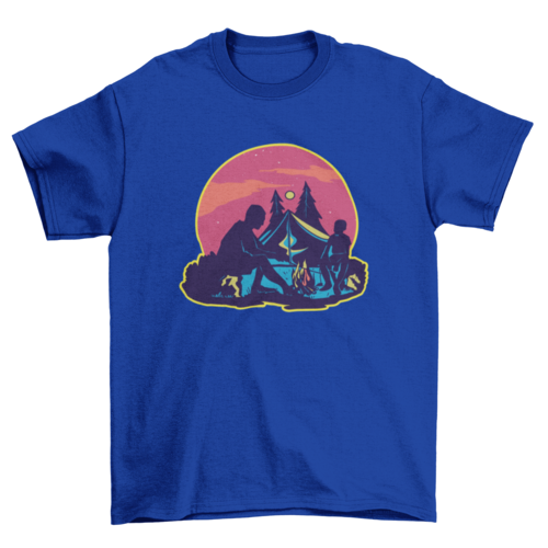 Night camping t-shirt