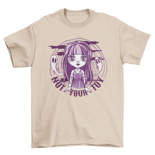 Goth doll and ghosts t-shirt