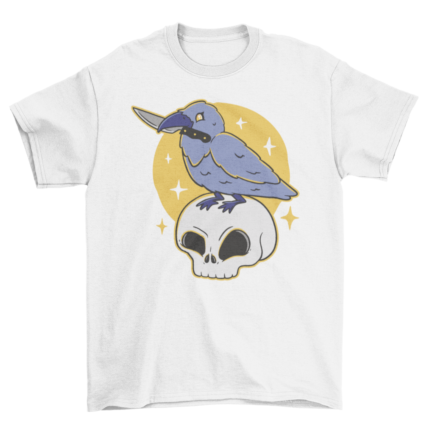 Pastel goth crow t-shirt