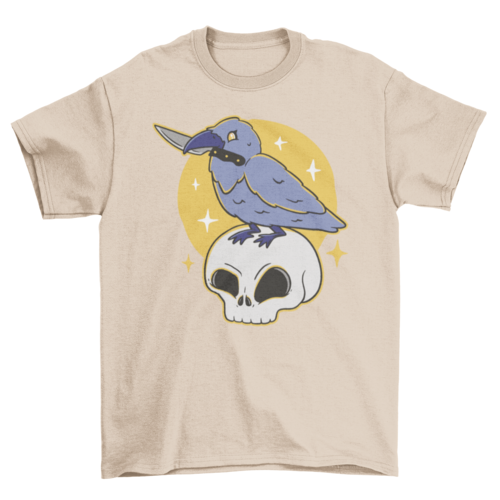 Pastel goth crow t-shirt