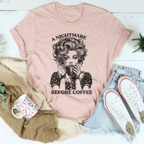 A Nightmare Before Coffee Tee