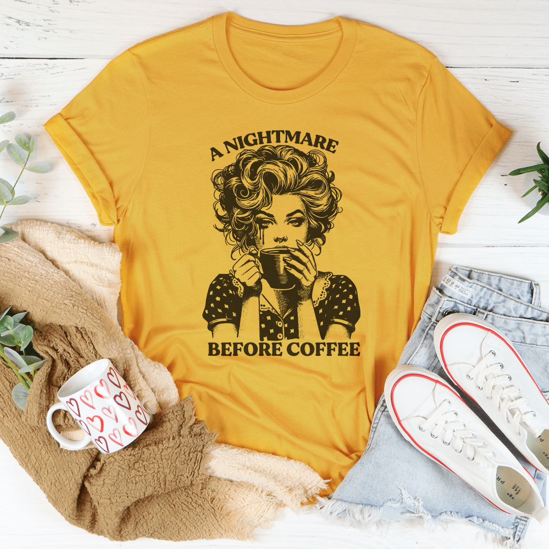 A Nightmare Before Coffee Tee