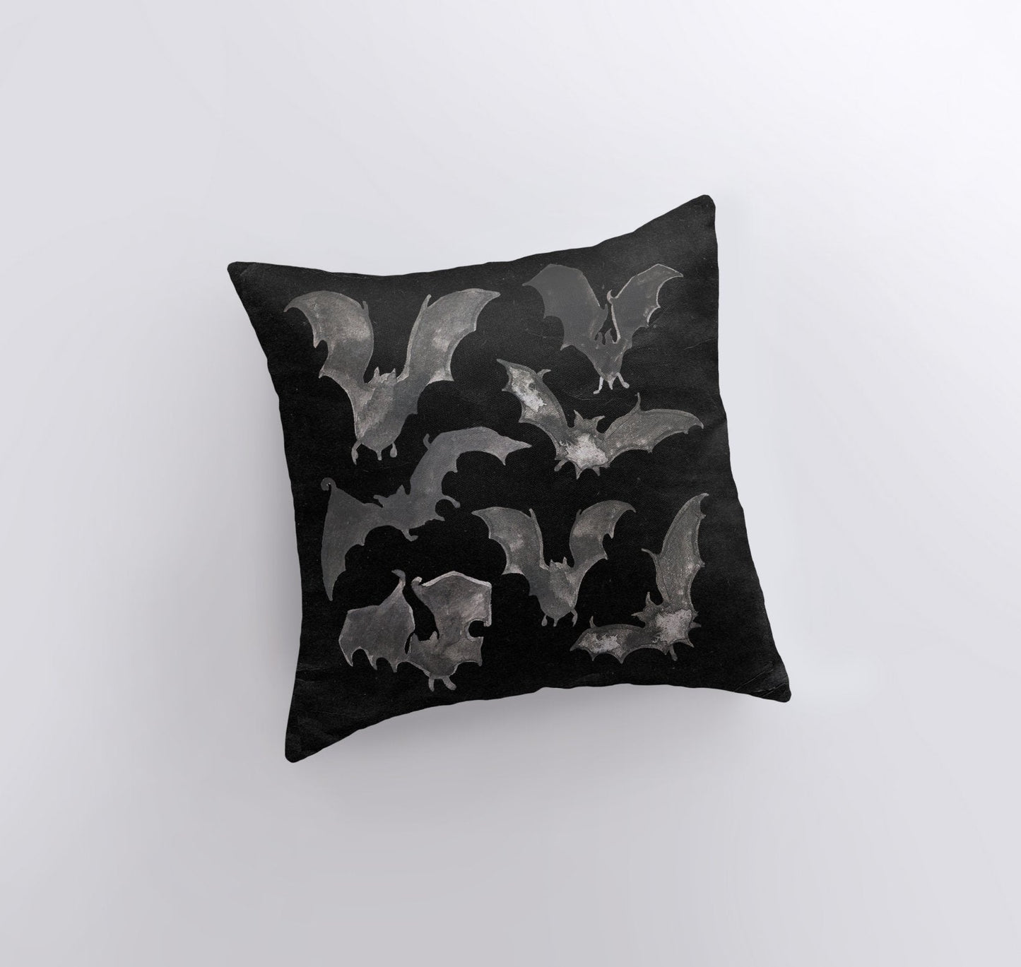 Bats on White Pillow Cover | Fall Décor | Farmhouse Pillows | Country