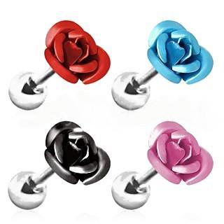 Metallic Rose Cartilage Earring