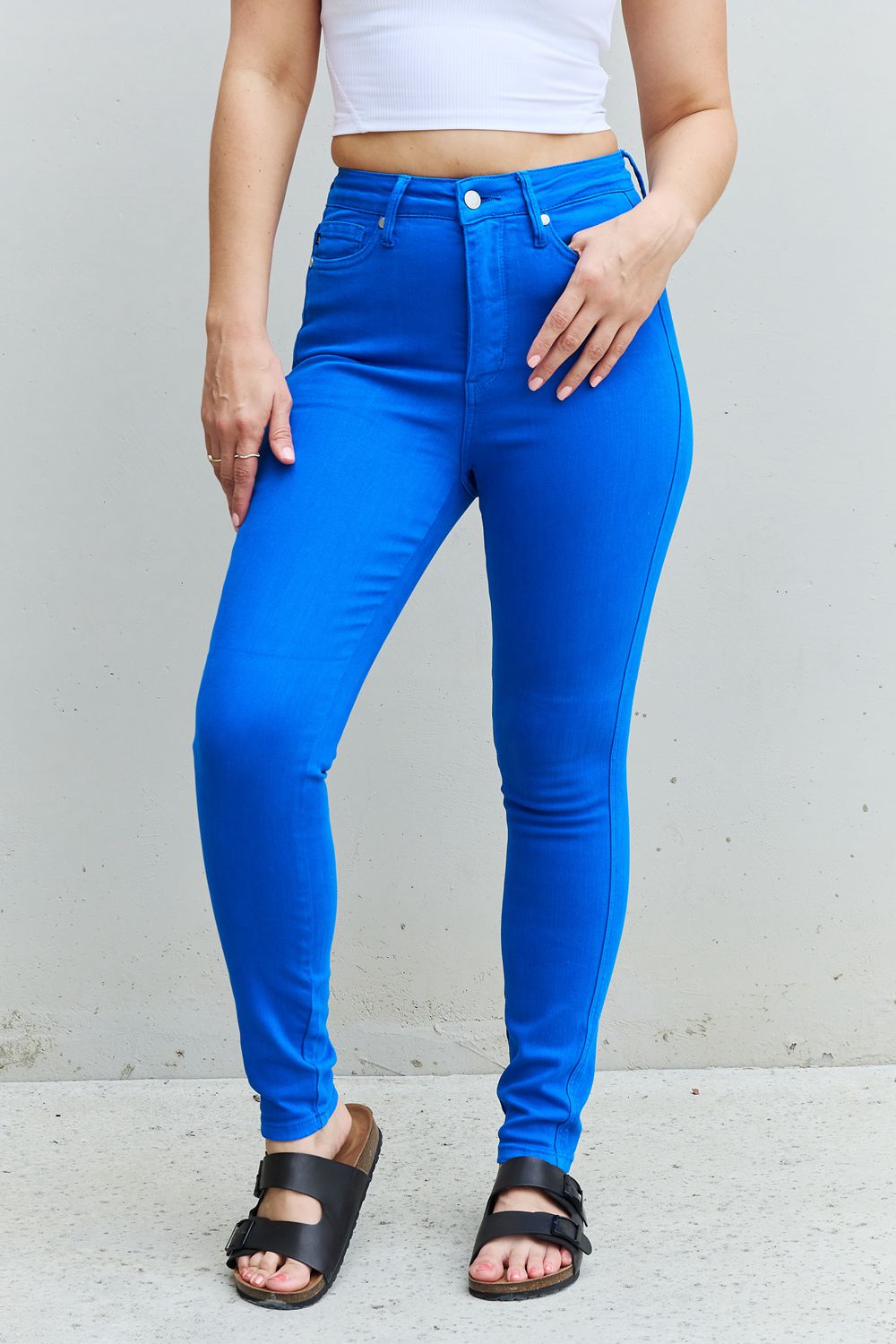 Judy Blue Stacy Full Size High Waist Tummy Control Skinny Jeans